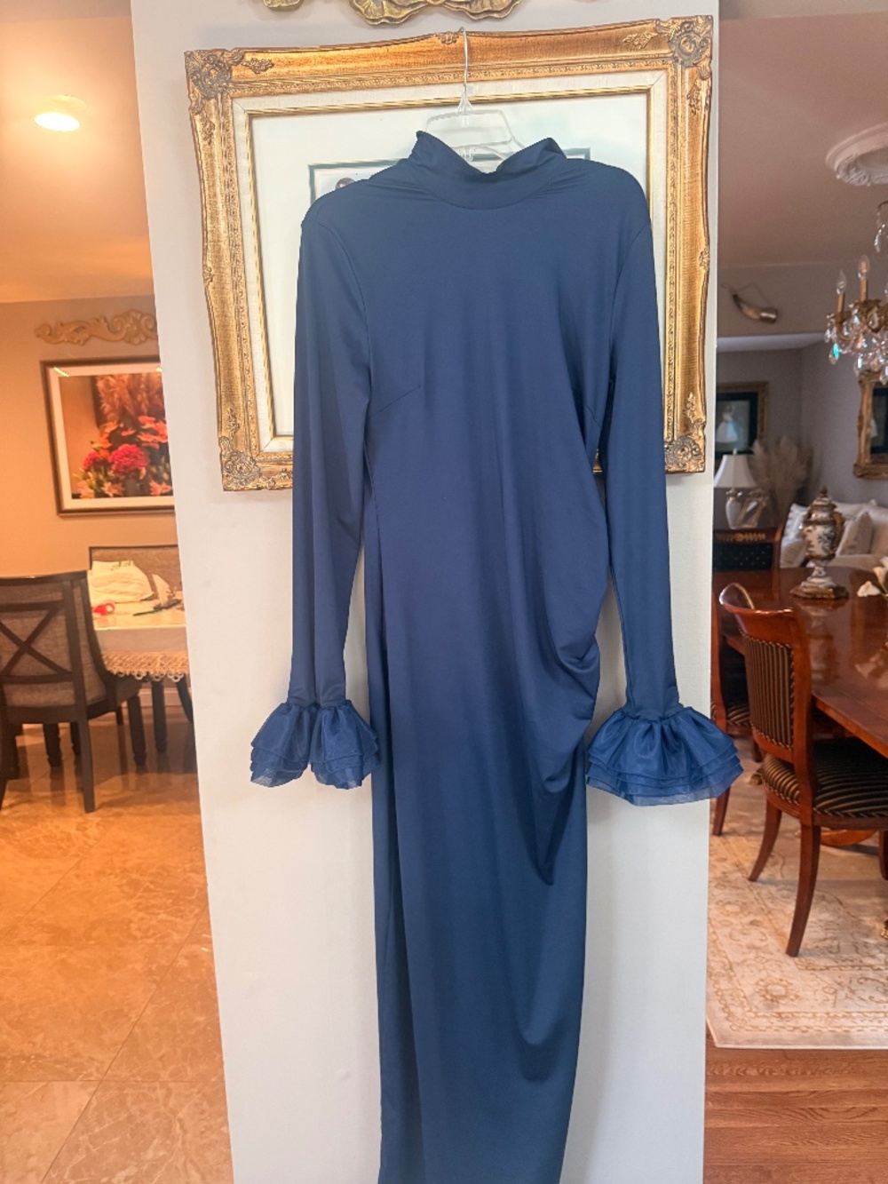 Beautiful navy fitted gown